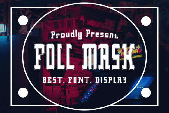 Foll Mask Font - Featured Image