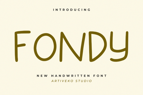 Fondy Font - Featured Image