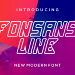 Fonsans Line Font - Featured Image