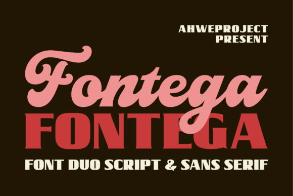 Fontega Duo Font - Featured Image