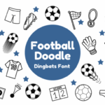 Football Doodle Font - Featured Image
