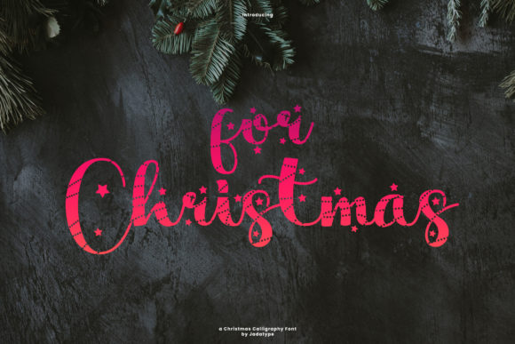 For Christmas Font - Featured Image