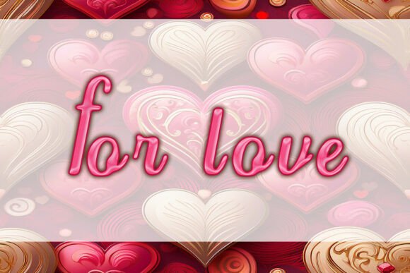 For Love Font - Featured Image