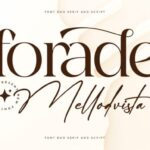 Forade Mellodvista Font - Featured Image