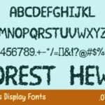 Forest Hewn Font - Featured Image