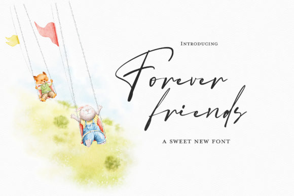 Forever Friends Font - Featured Image