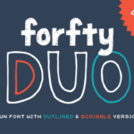 Forfty Duo Font - Featured Image