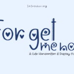 Forget Me Not Font - Featured Image