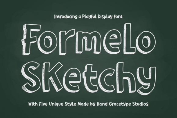 Formelo Sketchy Font - Featured Image