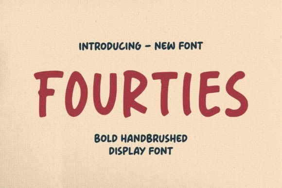 Fourties Font - Featured Image