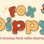 Fox Dippy Font - Featured Image