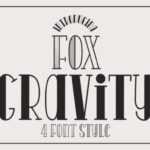 Fox Gravity Font - Featured Image