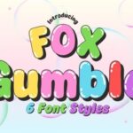 Fox Gumble Font - Featured Image