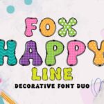 Fox Happy Duo Font - Featured Image