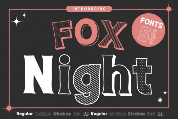Fox Night Font - Featured Image