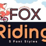 Fox Riding Font - Featured Image
