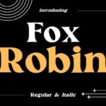 Fox Robin Font - Featured Image