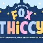 Fox Thiccy Font - Featured Image