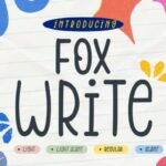 Fox Write Font - Featured Image