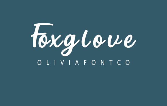 Foxglove Font - Featured Image