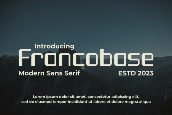 Francobase Font - Featured Image