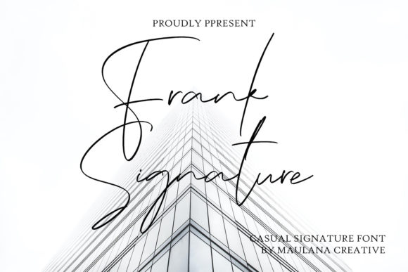 Frank Signature Font - Featured Image