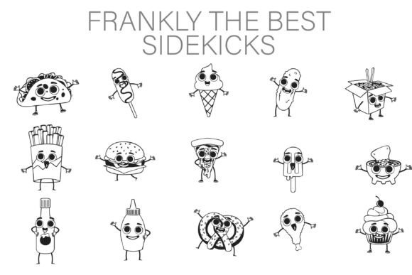 Frankly the Best Sidekicks Dingbats Font - Featured Image