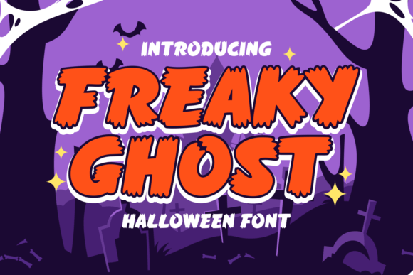 Freaky Ghost Font - Featured Image