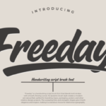 Freeday Font - Featured Image