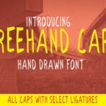 Freehand Caps Font - Featured Image