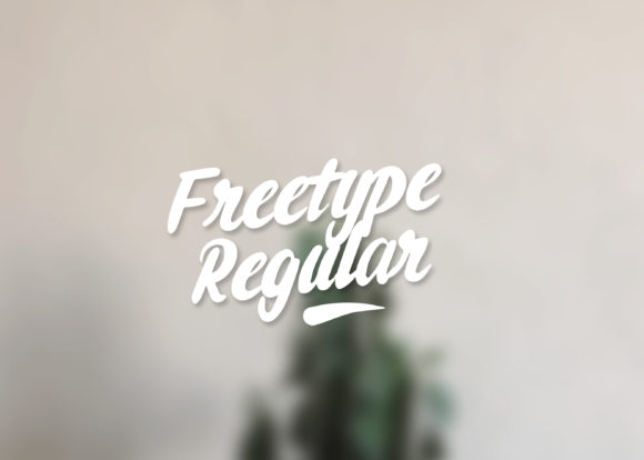 Freetype Regular Font - Featured Image