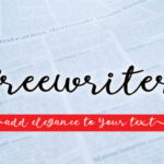Freewriter Font - Featured Image