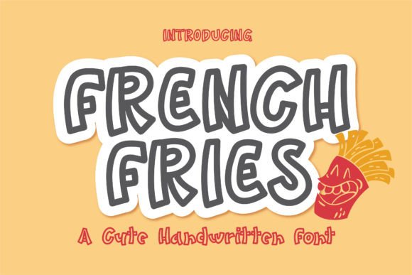 French Fries Font - Featured Image