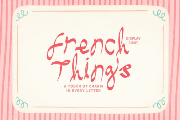 French Things Font - Featured Image