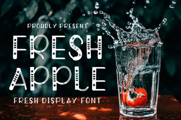 Fresh Apple Font - Featured Image