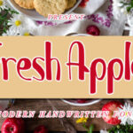 Fresh Apple Font - Featured Image