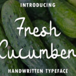 Fresh Cucumber Font - Featured Image
