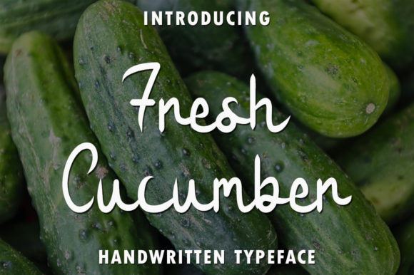 Fresh Cucumber Font - Featured Image