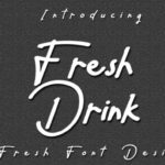 Fresh Drink Font - Featured Image