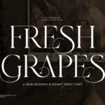 Fresh Grapes Font - Featured Image