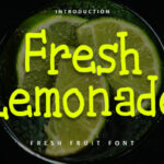 Fresh Lemonade Font - Featured Image