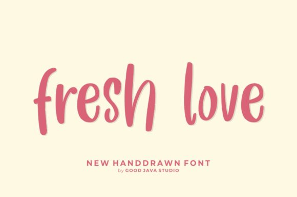 Fresh Love Font - Featured Image