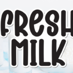 Fresh Milk Font - Featured Image