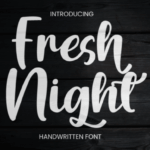 Fresh Night Font - Featured Image