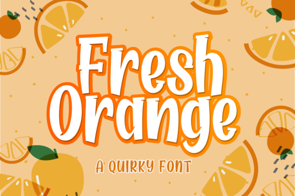 Fresh Orange Font - Featured Image