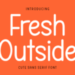 Fresh Outside Font - Featured Image