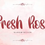 Fresh Rose Font - Featured Image