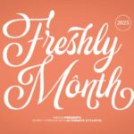 Freshly Month Font - Featured Image