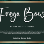 Freya Bowie Font - Featured Image