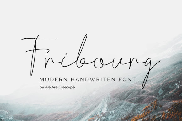 Fribourg Font - Featured Image